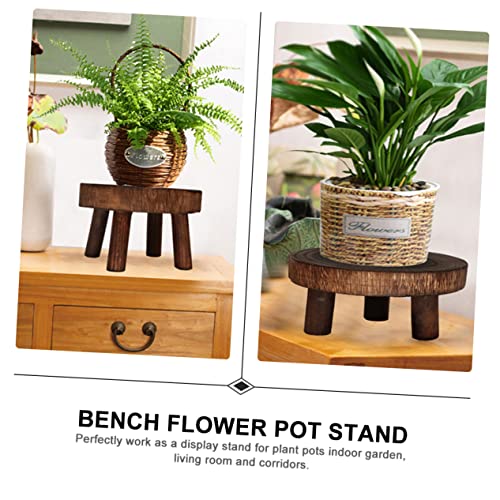 Support de fleurs bois intérieur extérieur pour plante succulente - 7