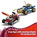 LEGO NINJAGO Rogue vs. Drix Race Car Duel Building Toy for Preschool Kids - Ninja Toy with Starter Brick for Boys & Girls, 4+ - Gift Idea for Birthdays & Dragons Rising Fans - 71840