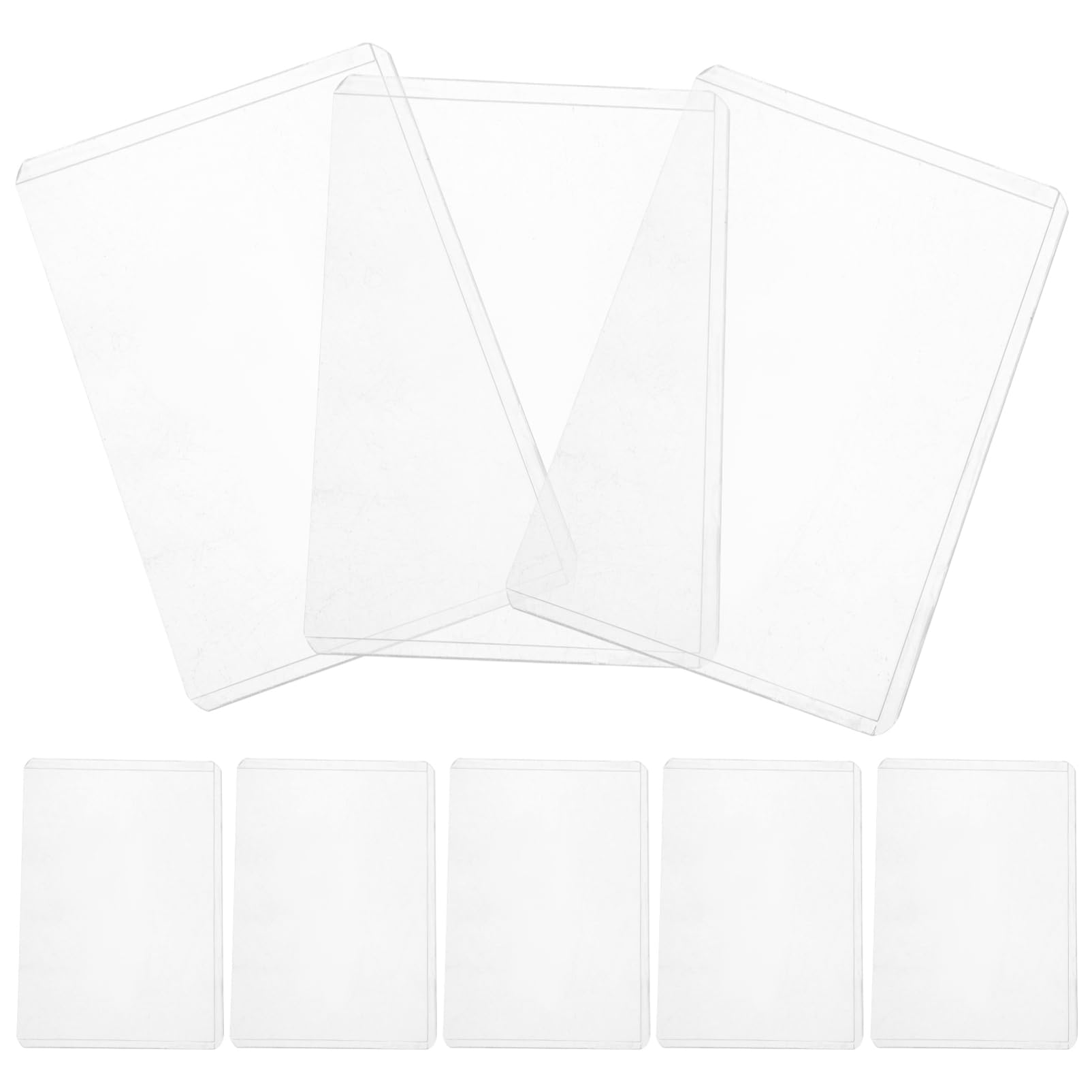 NUOBESTY 5 Set Custodia Protettiva Per Delle Celebrità Copertina Delle Carte Custodie Per Carte Collezionabili Bustine Trasparenti ie Trasparenti Per 20 Pezzi * 5