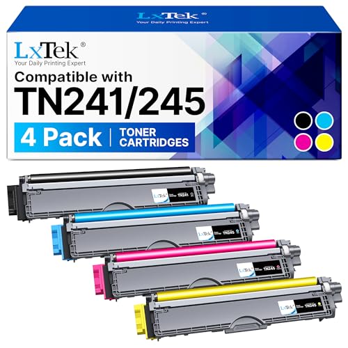 LxTek TN241 TN245 Toner Kompatibel für Brother TN-241 TN-245 für Brother MFC 9332CDW Toner MFC-9142CDN DCP-9022CDW HL-3142CW HL-3152CDW (4er-Pack)