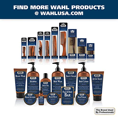 Wahl Pente dobrável de barba e bigode para cuidados masculinos - feito à mão e cortado à mão com ace