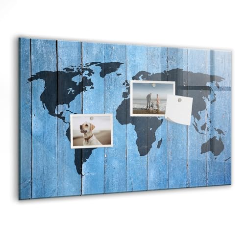 Tableau magnétique en verre pour to-do listes et marqueur sec inclus 60x40