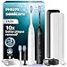 Philips Sonicare 7100 Series Electric Toothbrush - Next-Generation Sonicare Technology, Pressure Sensor, 12 Brushing Settings, 21-Day Runtime, Charging Travel Case, White & Black, 2 Pack, HX7429/04