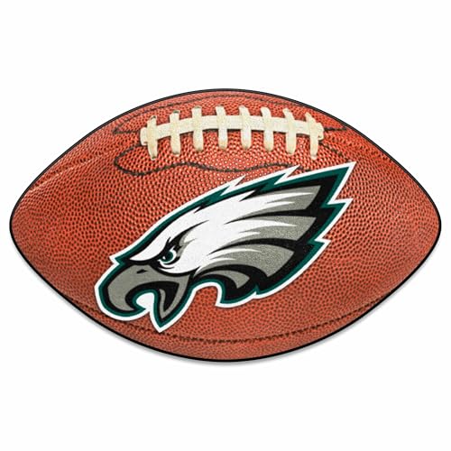 FANMATS 5819 Philadelphia Eagles Football Rug - 20.5in. x 32.5in. | Sports Fan Home Decor Rug and Tailgating Mat