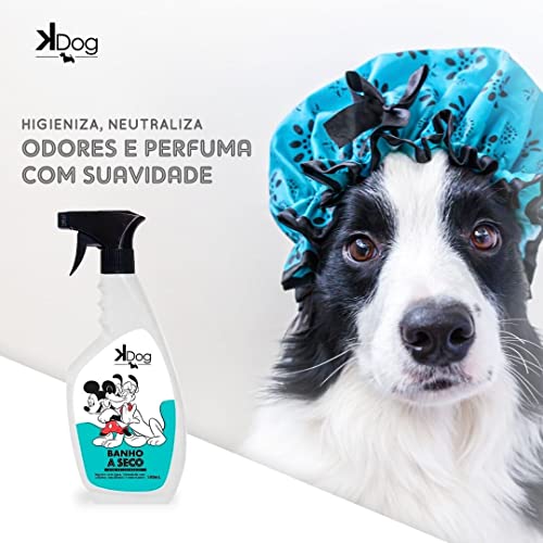 Banho a Seco Para Pêlos de Cães, Disney, K-Dog, 500 ml, Branco