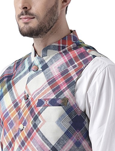 Image of KISAH Men's Art Silk Waist Coat