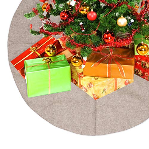 Jupe d'arbre de Noël et couvre-pied sapin tapis de décoration salon