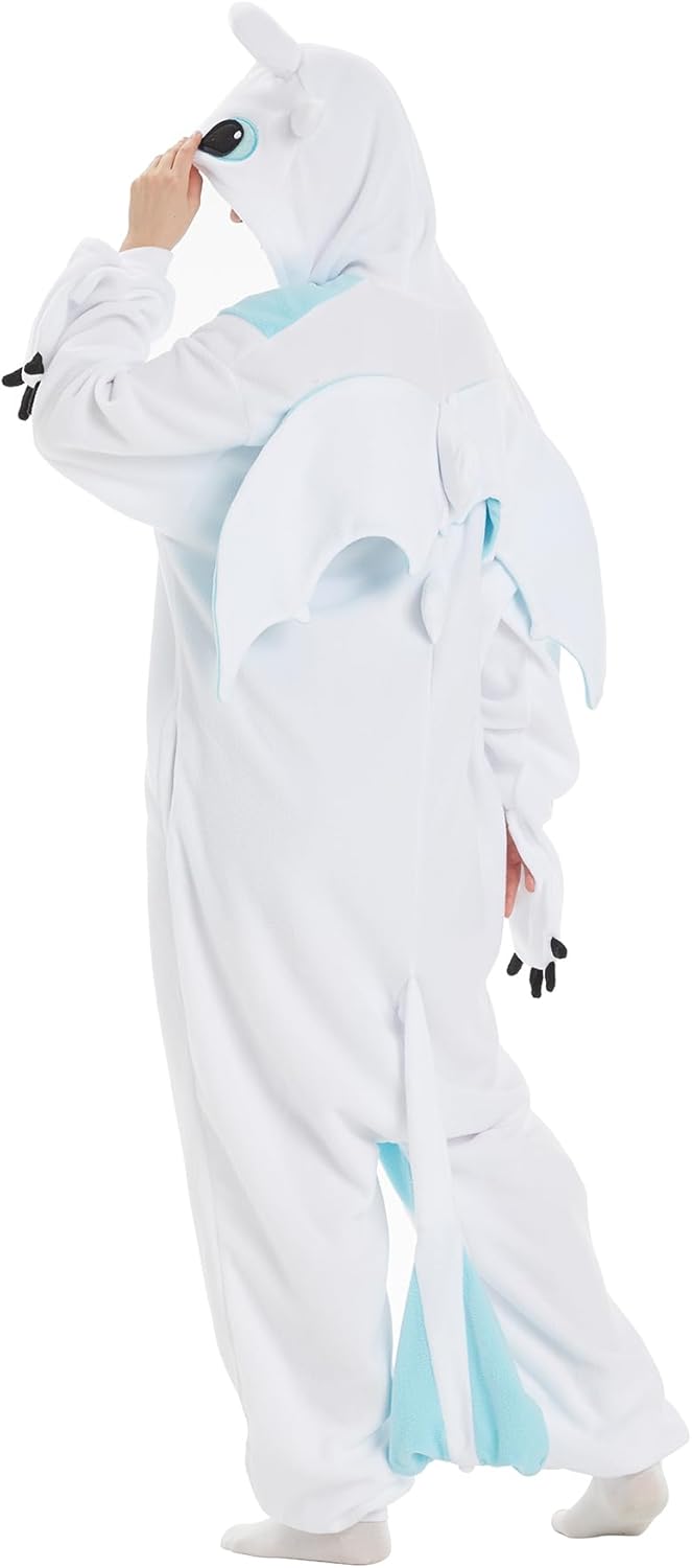 Adult Onesie Pajamas, Unisex Cute Animal Costume, Cosplay Halloween Jumpsuit Sleepwear for Women Men