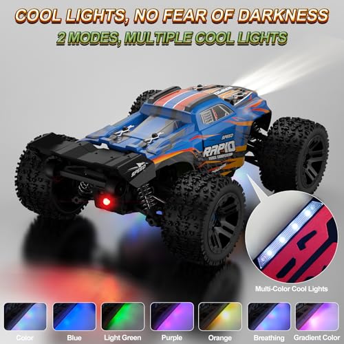 Image of Nikuku Fast Remote Control Car, 38 KPH High Speed Off Road RC Cars with 2.4 GHz, 1:20 Scale 4WD Electric All Terrain RC Monster Truck Toys, Christmas Birthday Gifts for Adults & Boys