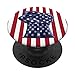 Drapeau américain avec poing PopSockets PopGrip Interchangeable