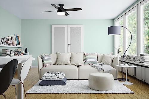Hunter 52389 Dempsey Ceiling Fan 52 inches Matte Black thumbnail 3