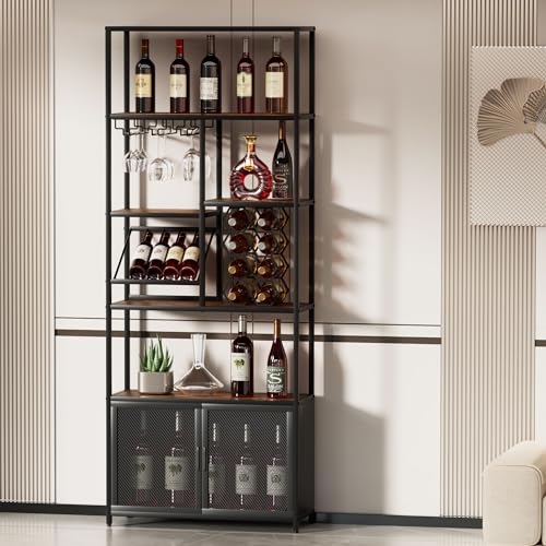 Soporte industrial para botellas de vino de 82.7 pulgadas miniatura 4