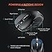 VicTsing 6-Buttton Wired USB Optical Mouse Optical Mice, 4 Adjustable DPI Levels (3200/2400/1600/1000), with 5ft Cord, Support Notebook, PC, Laptop, Computer