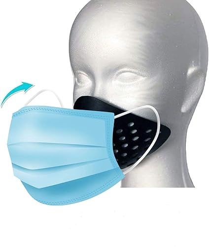 Miniatura 6 de 3D Mask Inner Bracket for Comfortable Mask Wearing-Internal Support Holder Frame for Balaclavas-Silicone Face Shell for Cosplay -Lower Half Face