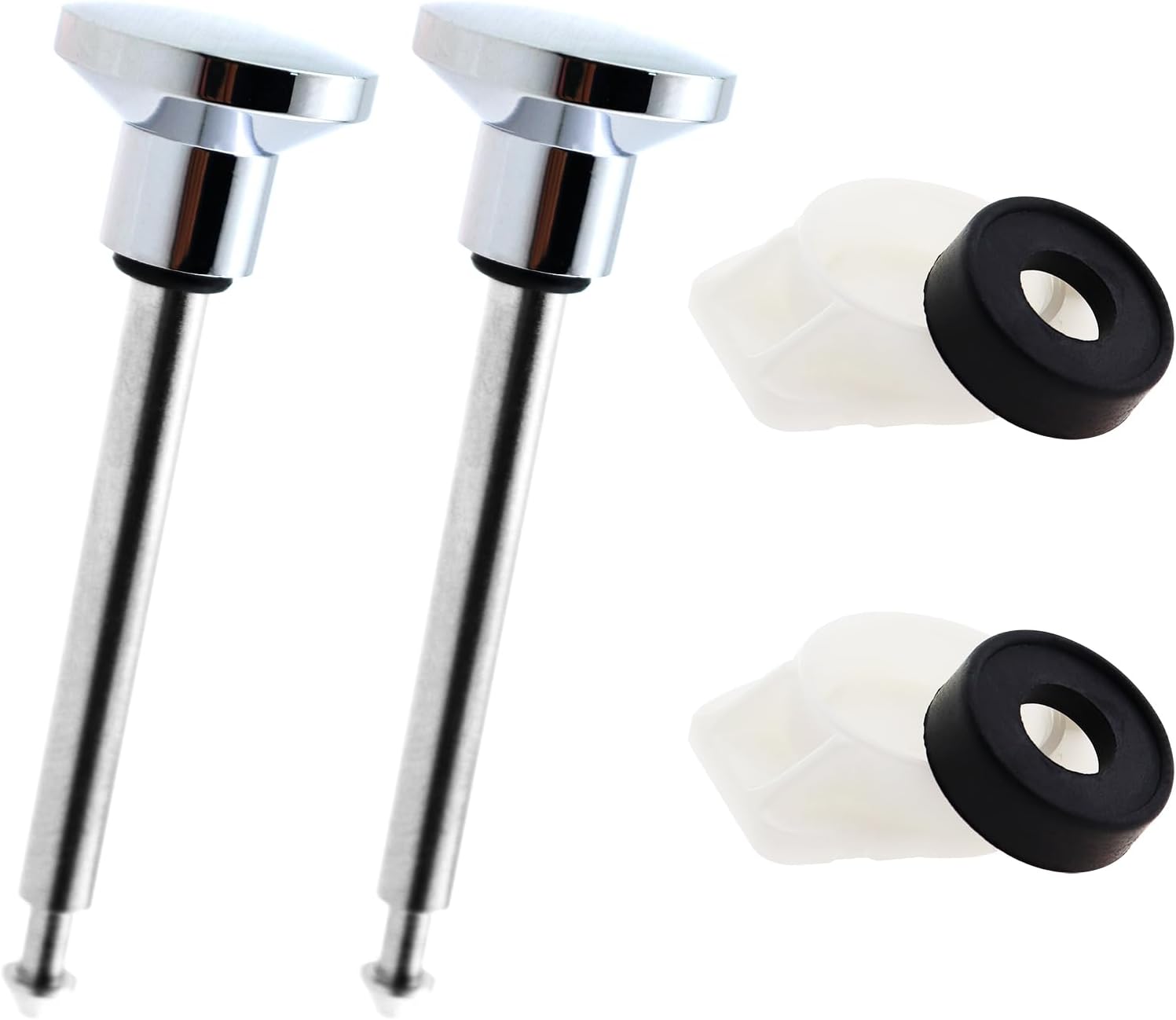 Bathtub Spout Diverter Repair Kit - 2PCS Switching Stem, 2PCS Cup Seal, Gate Bathroom Shower Tub Faucet Leak Repair Replacement Part