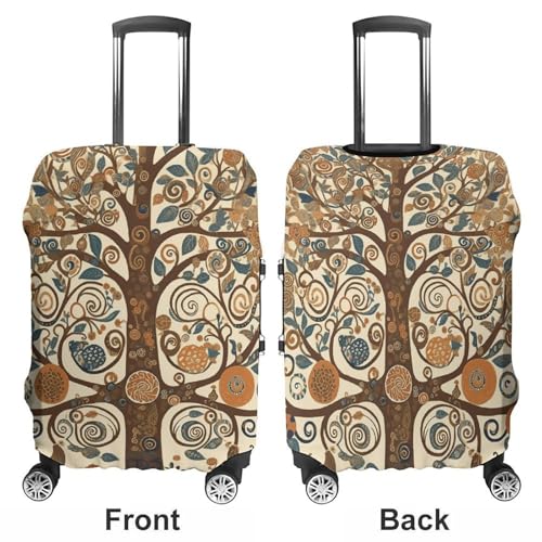 Tree of Life Luggage Cover, Washable Elastic Suitcase Cover Protector Fit 18-32 Inch Luggage3