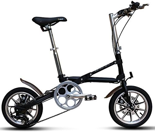Amazon  CMSBIKE 折りたたみ自転車 14インチ シマノ7段変速ギア 