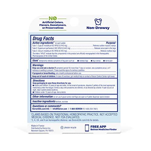 Boiron Leg Pain Relief For Relief From Restless Legs, Leg Cramps, And Shooting Pain - 80 Count (Pack Of 3) #TOP5