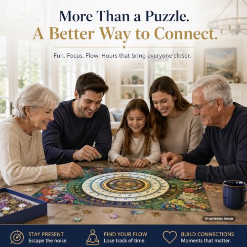 Pixlora Laser Rainbow Reflection Unique Puzzles for Adults, Puzzle 1000 Pieces, Lucky Tiles & Cosmic Wilds Theme, Difficult Puzzles for Adults, Unique Gifts for Puzzle Lovers - Image 5