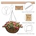 Ticway 20 PCS Q-Hanger Hooks for String Lights, Ceiling Hooks for Hanging Plants, Wind Chimes, Bird Feeders, Lanterns, Christmas Decorations (Square Hanger)