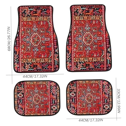 Tapis de sol voiture style bohémien ensemble complet et antidérapant - 2