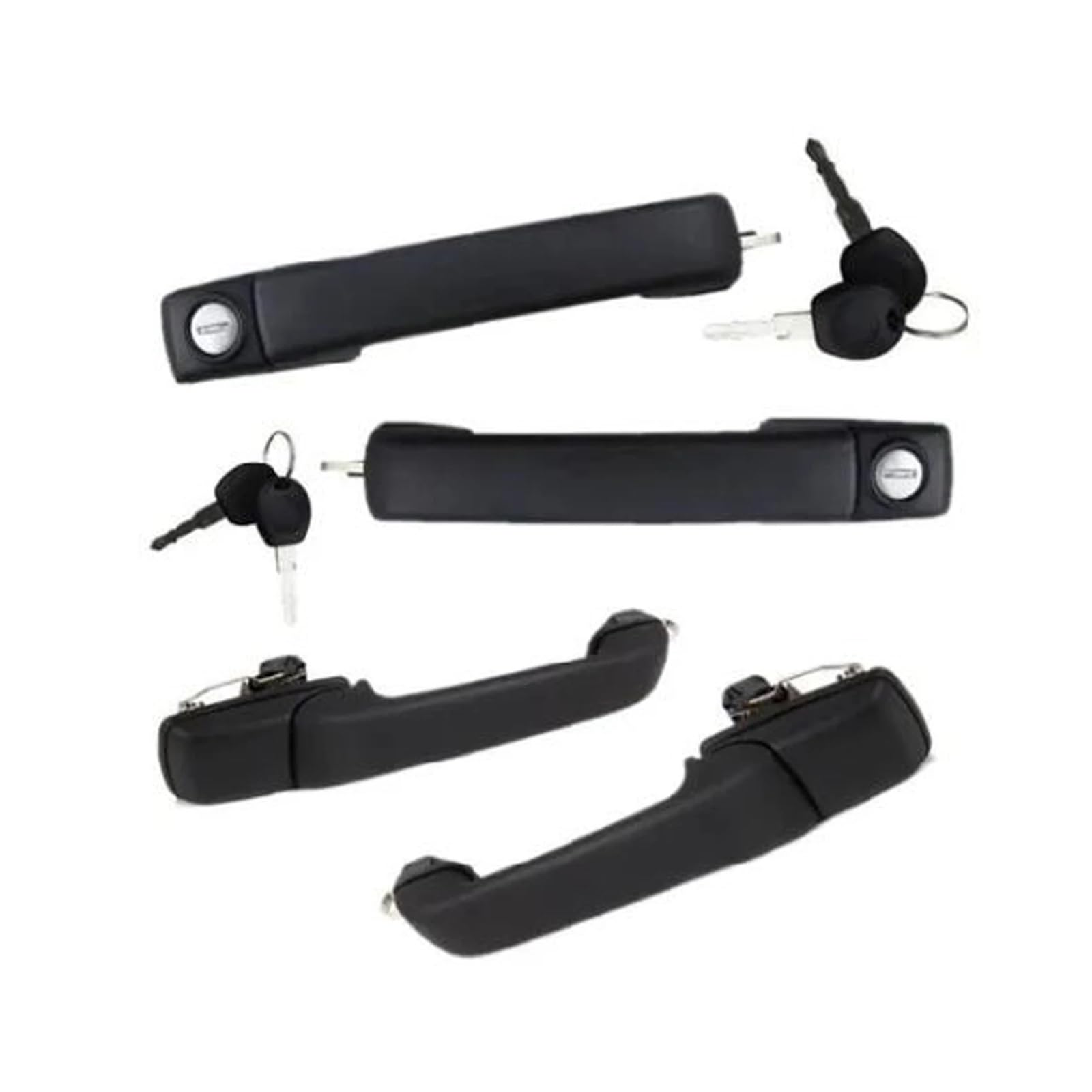 WSX5FC Exterior Door Handles Black Left/Right Exterior Outside Door Handle for MK3 for Cabrio GLX 1H0837207B 1H0837207C