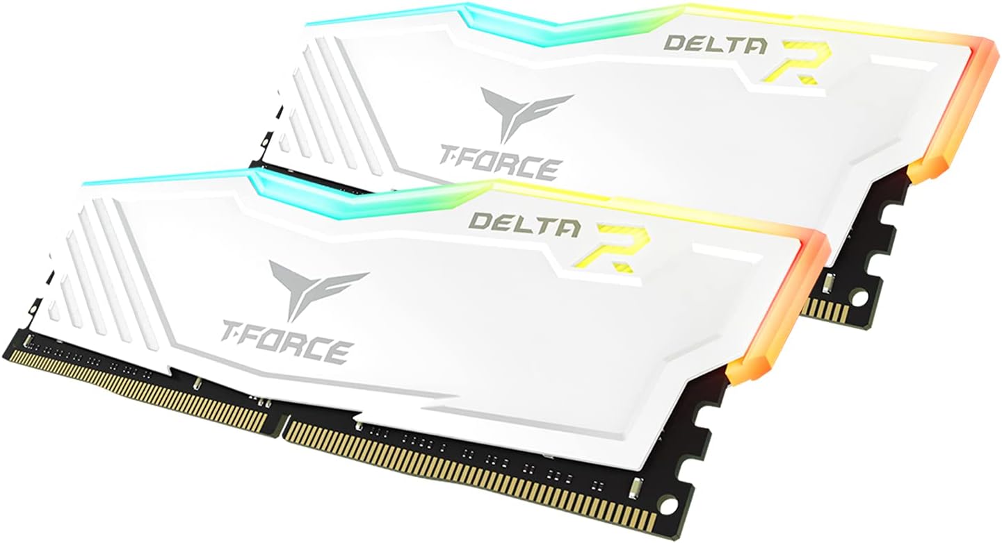 Amazon.co.jp: Team RGB WHITE（発光型LED8個モデル） DDR4 3600Mhz