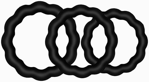 Miniatura 5 de Anillo de pene masculino, anillo para el pene eyaculación de retardo escrotal de unión de bola, anillos para hombre, juguete sexual de silicona para