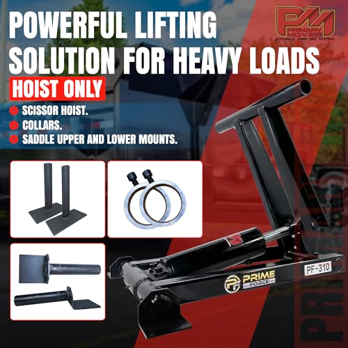 3 Ton (PF-310) Trailer Hydraulic Scissor Kit (6,000 lb) | Hoist Only | Truck Hydraulic Dump Hoist Kit (PF-310-HOC)