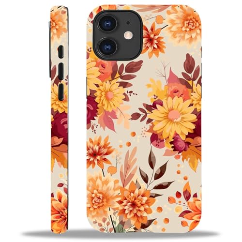 ZHEGAILIAN Case for iPhone 11,Flowers and Plants for 2 in 1 Hard Shell + Soft Silicone,Shockproof Bumper Drop Protective Case for iPhone 11