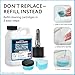 IMPRESA Electric Razor Cleaning Solution - Pre-Mixed Razor & Shaver Cleaning Solution - Compatible with Philips Norelco Quick Clean Pod Cartridge & SmartClean - Beard Trimmer Cleaner - 34.2 Fl Oz