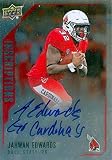 Jahwan Edwards autographed Football Card (Ball State Cardinals) 2015 Upper Deck Inscriptions Rookie #JE"Go Cardinals"