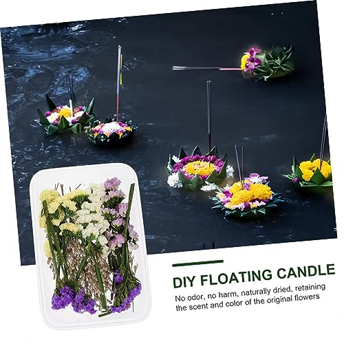 Flores secas decorativas para centro de mesa Holibanna miniatura 6