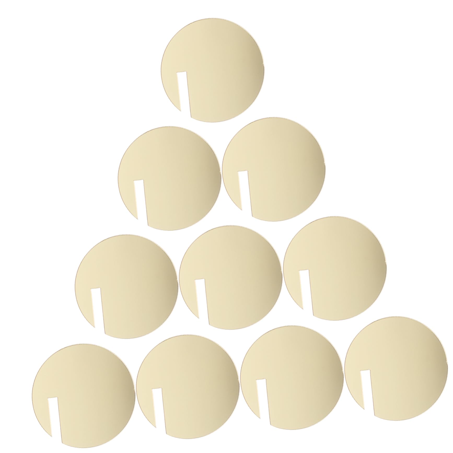 CIYODO 30pcs Round Drink Labels Drink Tags Rings DIY Wine Marker Disc Circle Wine Drink Markers Tags Gathering Drink Tags Blank Drink Tags Round Drink Tags Wine Supplies Acrylic Golden