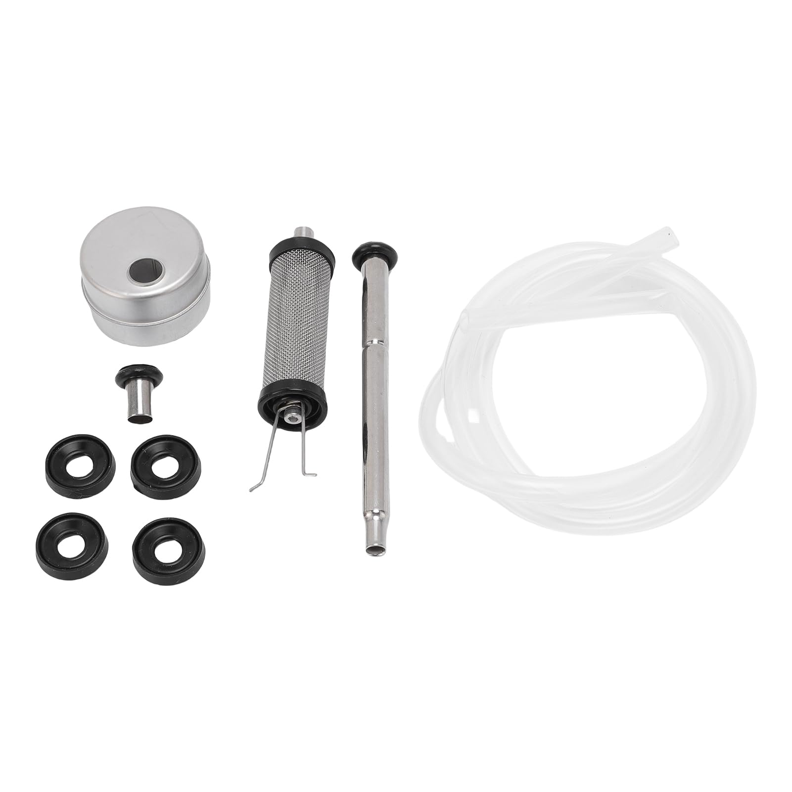 Tubón Inmersión Flotante Mejorado con DFI, Anti Obstruido Kit Tubo Inmersión Liquidad Cerveza sin Golpes con 500 300 Entrada Filtro Doble Micrones para Cerveza Transparente