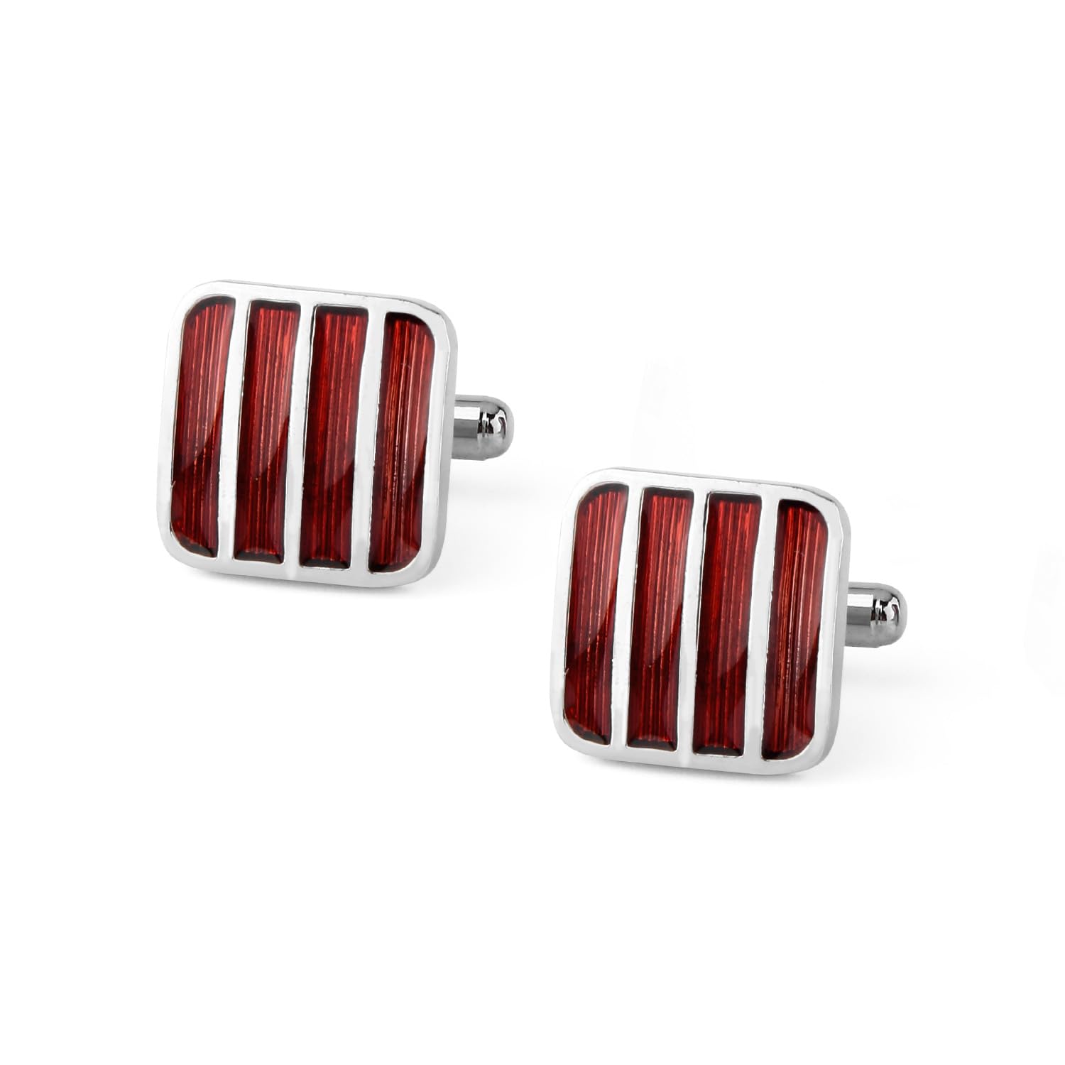 UJOY Enamel Colorful Cufflinks for Men in Gift Box Dark Red Square Vintage (B0CF28ZXP3) Amazon Price History, Amazon Price Tracker