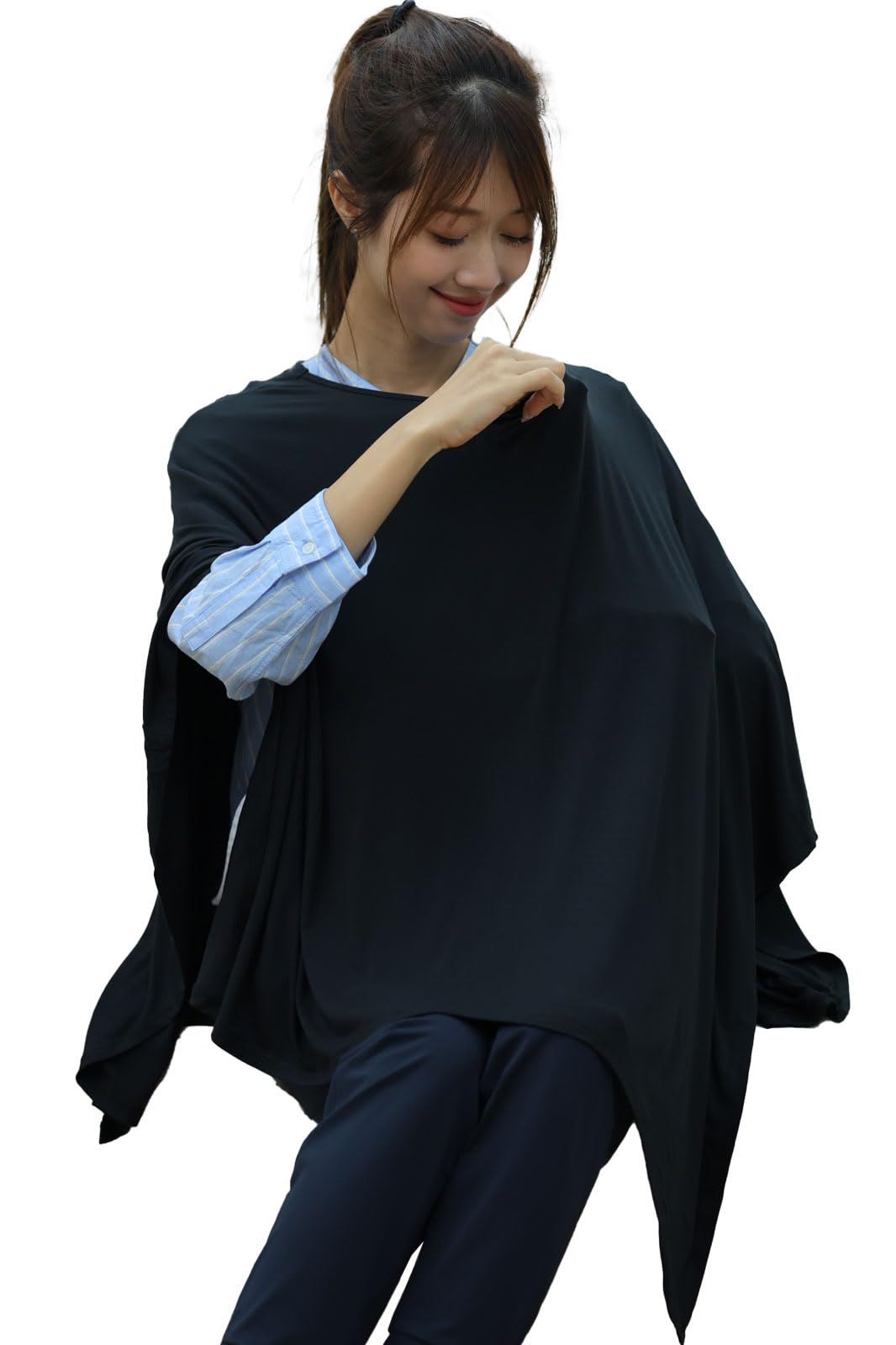 Amazon.co.jp: 【多数メディア掲載】授乳ケープ ポンチョ 授乳服 