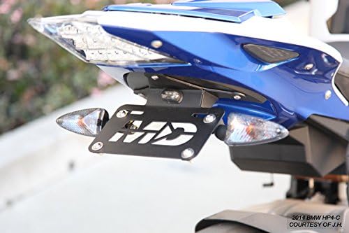 Fender Eliminator Kit + Block Off Plate Compatible with BMW S1000RR HP4 2010-2014