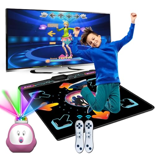 YRPRSODF Dance Mat for Kids and Adults,Electronic Dance Mats for TV,Musical Dance Game Mat for Girls Boys with AR Camera,Birthday/Christmas Day Gifts for Kids Adults