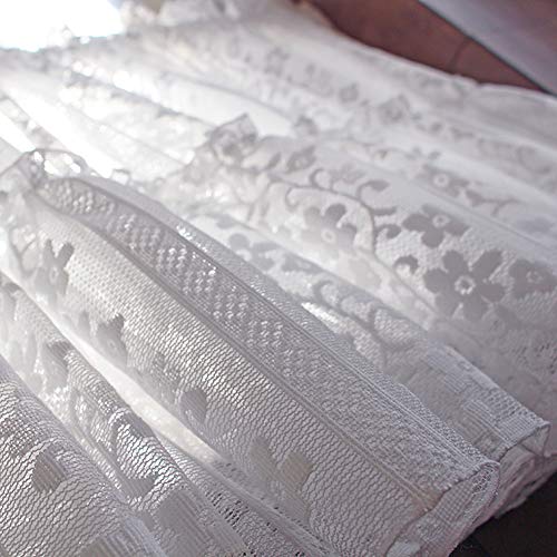 Cortinas de café francesas tipo cenefa corta para cocina 3