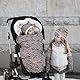 Elodie Details Universelle Fußsack für Kinderwagen - Blue Garden