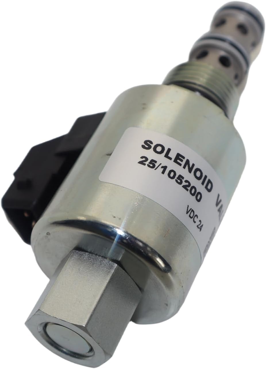 25/105200-332/M5111 24V Solenoid Valve For JCB 214 215 216 217 1400B 1550B 1600B 1700B 3C 3CX 3D 3DX 4C 4CN 4CX Backhoe Loader