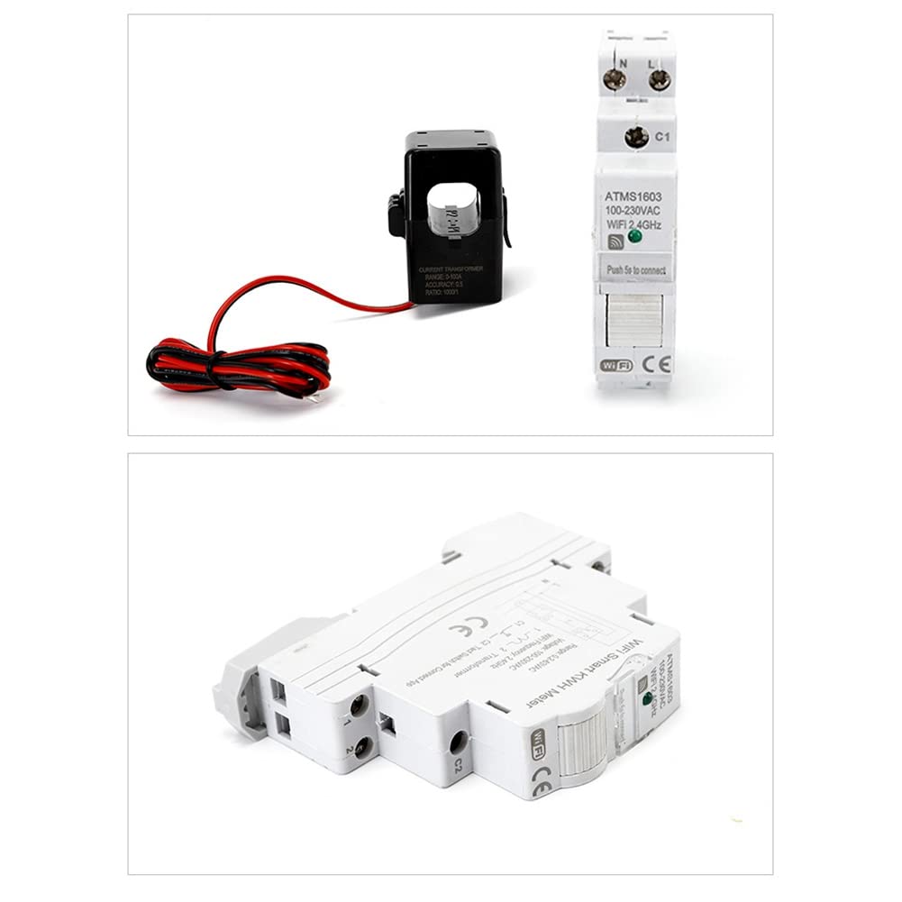 Monitor in Tempo Reale di Applicazione del Contatore di KWH Elettrico di Plastica (50A)