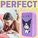 Hello Kitty Sanrio Pencil Case Kids Colored Pencils Markers Kawaii Kuromi Stationery Gifts for Kids (Multi Kuromi)