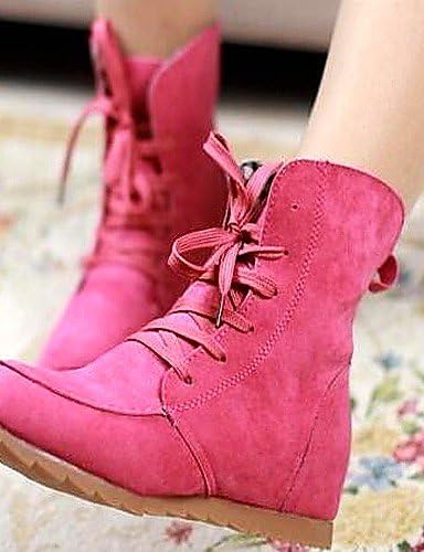 xzz/zapatos de la mujer Libo nueva moda venta caliente Chunk talón moda  botas vestido/casual negro/verde/Beige/Fucsia, black-us7.5 / eu38 / uk5.5 /  cn38 : Amazon.es: Deportes y aire libre
