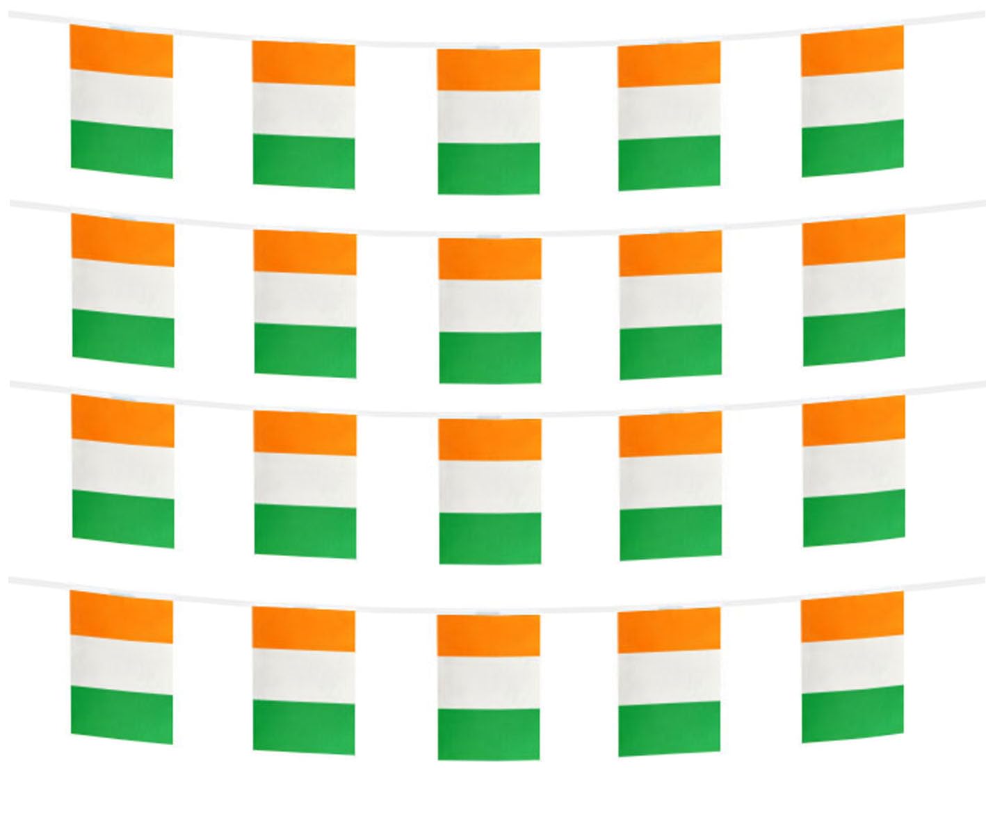 FFILL 20 Feet 20 Flags Cote d'Ivoire Banner Flag String, Cote d'Ivoire Mini Flag Small Banner, for Party, Shops and Bars Decorations, And International Day Celebrations.African Country-Themed Flags