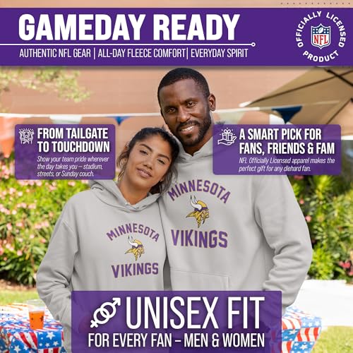 Image of Team Fan Apparel NFL Gameday Hoodie Pullover Sweatshirt for Men and Women | Officially licensed NFL Gameday fleece pullover - kangaroo pocket, ribbed cuffs, drawstring hood, unisex fit