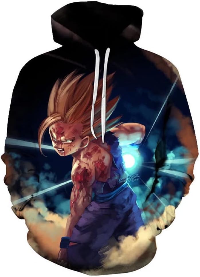 COGA Pride SSJ Prince Begita 3D Printing Long Sleeve Hoodie