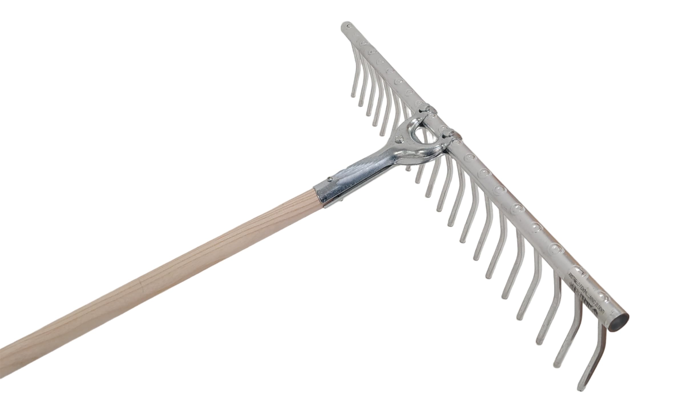 NG NICCOLAI RASTRELLO FIENO IN ALLUMINIO CON O SENZA MANICO IN LEGNO MADE IN TALY (CON MANICO)