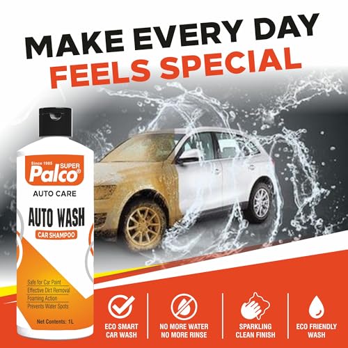 Image of PALCO Auto Wash Car Shampoo 1L, pH Neutral Car Washing Shampoo